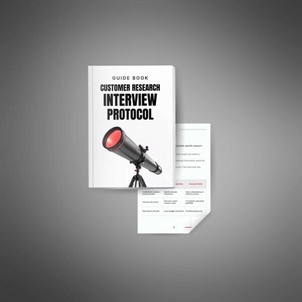 academix - customer research interview template