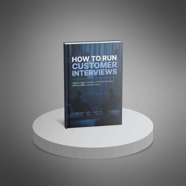 how to run customer interviews